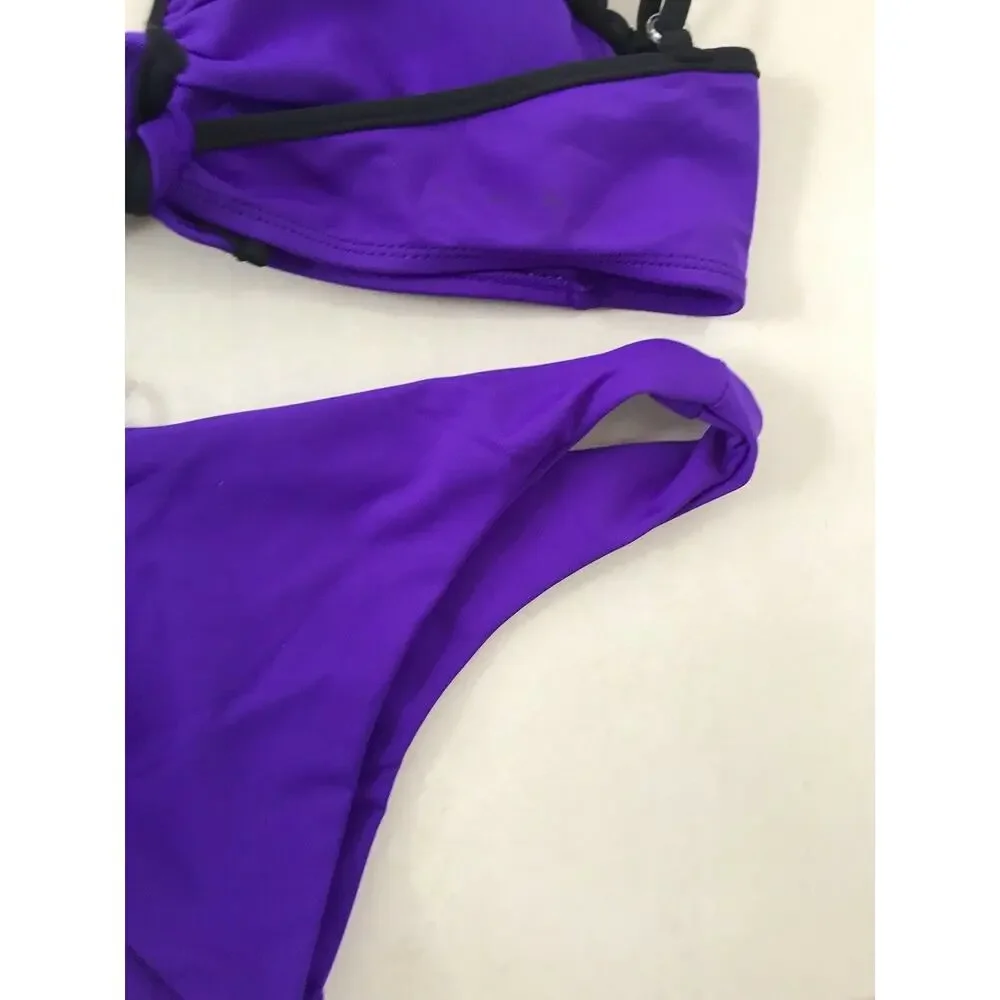 Young & Reckless Veronique Pleated Padded Bikini Set Swim